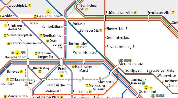 Berliner U-Bahn, S-Bahn Plan PDF-Download (BVG) | Pension Absolut Berlin